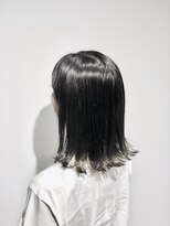 アディクト 綾瀬(ADDICT)&nbsp;【ADDICT_YuuYa】ダークグレージュ_外ハネ_ロブ_ 3Dカラー