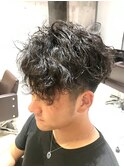 スパイラルパーマ/ツイストスパイラル/マッシュ/マッシュウルフ