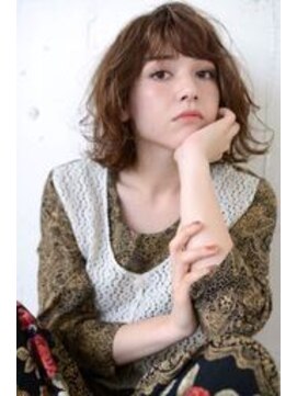 ガレージ バイ グリーン 原宿 表参道(Garage by green) 【loki】エアウェーブ×ボブオンレイヤー