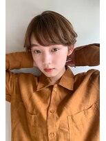 ラル 立川(lar)&nbsp;ナチュラルショート_オリーブベージュレイヤーカット