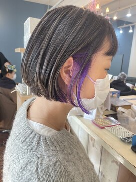 シエル ヘアーメイクアップ(CieL hair make up) 可愛いを詰め込み◎繊細ハイライト×イヤリングカラー