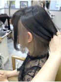 インナーカラー×ホワイトベージュ