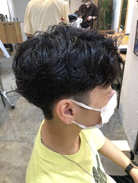 エルオム(EL.HOMME) 【YUKI】カルマパーマ×センターパート