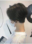暗髪ショート/ハンサムショート