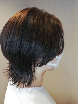 アフィックスヘア 新小岩(affix hair) マッシュウルフ×アッシュブラウン