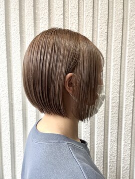 ネオリーブカップ 町田店(Neolive capu) ショートボブ×マチルダボブ/前髪/シルキーベージュ/町田駅/町田