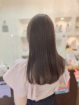 髪質改善ヘアエステ アリュール(allure) グレージュカラーぷるんとロング