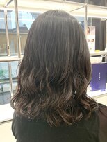 ステアケース 武蔵小杉店(stair:case) ロングボブ 伸ばしかけ コテ巻き風パーマ