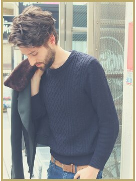 ジジバイワースホワイル(jiji by WORTH WHILE) メンズ　クセ毛も活かせる　外国人風パーマ