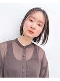 かきあげバング/ミニボブ/切りっぱなしボブ