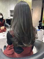 シティ(CITY)&nbsp;レイヤーカット ダークグレージュ 韓国ヘア 表参道