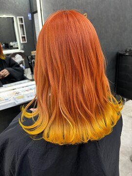 デザインサロンリア(design salon Lia) オレンジ×イエロー