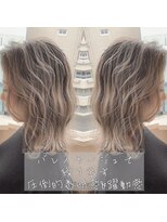 アフィナー(Afinar)&nbsp;【横浜/Afinar】プラチナブロンドバレイヤージュ