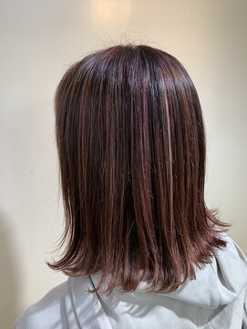 アズール 草加(azule) ハイライトカラー　ピンクブラウン[草加/草加駅東口]