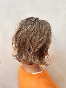 ヘアスタジオダップ(hair studio dap) ハイライトボブ