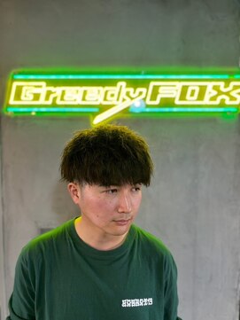 グリーディーフォックス 代々木(Greedy FOX) 波巻き/ハイライト/マッシュパーマ/ウルフ[シェービング]