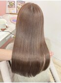 うるちゅる髪に髪質改善される髪質改善×似合わせカラー/元住吉