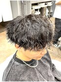 guest snap 刈り上げマッシュ×ツイストスパイラルパーマ