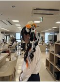 体育祭ヘア