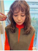 くしゅっとパーマ ニュアンスパーマ ミディアムパーマ パーマ