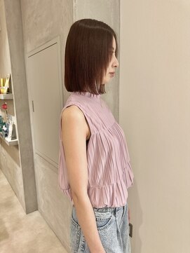 ヨーク(YOKE) YOKE 20代30代40代ぱつっとボブ結べるボブ顔周りカット丸くない