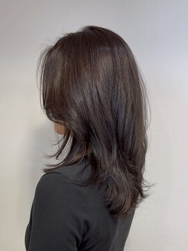 カミケン 黒岩店　kamiken・ 海外風レイヤー×透明感ナチュラルカラー【カミケン黒岩店】