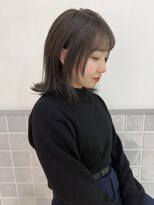 マアム ジー 明大前店(ma'am Zee) ミディアムレイヤー×暗めグレージュ