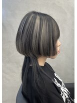 ファイブバイジエクト 堀江(FIVE by The Ect) 細めハイライト/クラゲヘアー/ブルーカラー