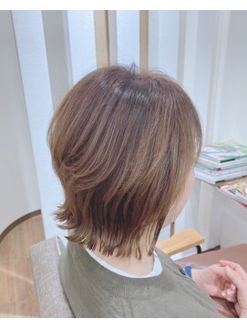 白髪ぼかしハイライト