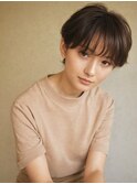ハンサムショート×緩めパーマ