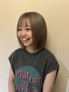 ビーハイブアヴェダ PARCO2店(BEHIVE AVEDA) 夏☆ハイトーンミルクティーベージュ/sakuya