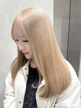 ルシティ(Le City) milk tea grayge 【ダブルカラー/ブリーチ/髪質改善】