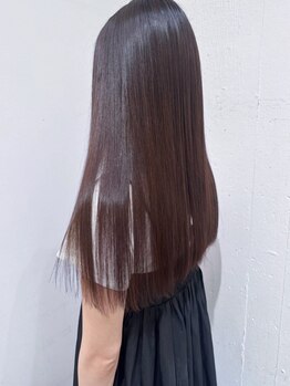 アンバー(Amber)の写真/髪内部からの改善×髪表面のケアで叶うツヤサラ髪