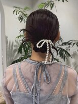 エアー(Air)&nbsp;【ヘアセット】艶感カチモリヘアで上品まとめ髪