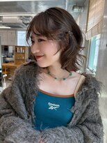 キーチェ 梅田中崎町(keych)&nbsp;レイヤーカット/ミディアム/カラー/縮毛矯正/大阪梅田/中崎町