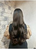 ダークオリーブベージュ×ロングレイヤー