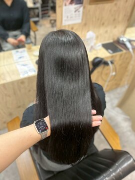 ヌープヘアーアイス(NUUP.hair ici) 【艶髪】ふんわり感のあるナチュラルストレート◎
