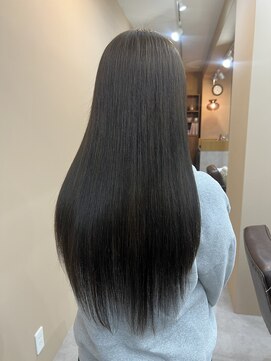 ムード(mood) オリーブグレー/オリーブベージュ/ダブルカラー/レイヤーカット