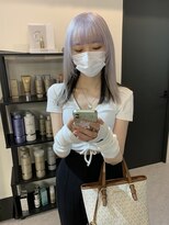 PELE原宿/ブリーチなしダブルカラー/ハイトーン/ケアブリーチ【３月上旬OPEN(予定)】&nbsp;着物ヘア/大人ガーリー/ダークアッシュ/似合わせカット/原宿