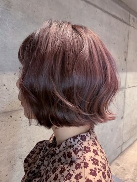 グランアージュ 池袋東口店(grandage) レイヤーボブ×ピンクベージュ