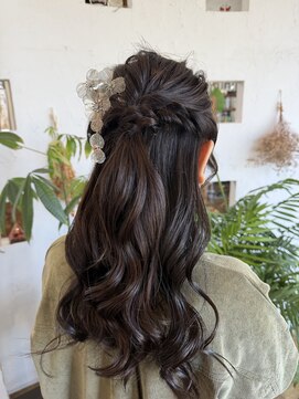 ソンリエ 青竹店(SONRiE) ふわふわハーフアップ