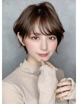 リークフー(Ree cu fuu)&nbsp;大人ショート◎レイヤーカット×春カラー×小顔サイドバング