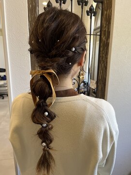 クラス リノ(CLASS lino) 人気編みおろしヘアセット