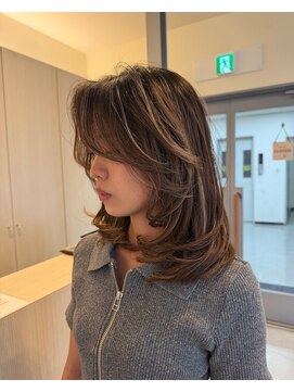 ヘアーポケット リタ(HAIR POCKET ritta) 〈城下〉ミディアムレイヤーカット