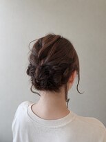 セルカ 高田馬場(CERCA)&nbsp;編み込みアップスタイル