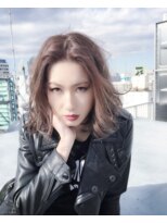 ヘアサロンエム 川越(HAIR SALON M) 大人かわいいミディアムヘア/ラフウェーブ