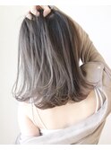 【★★★】圧倒的透明感!グレージュカラー×ハイライト