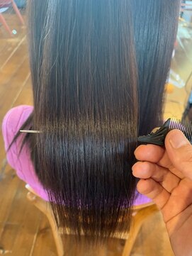 ピースリーヘア バイ カーサ(peathree.hair by CASA) 高濃度水素トリートメント×ラベージュ