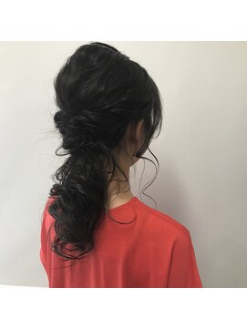 町上津役の美容室 ヘアセット