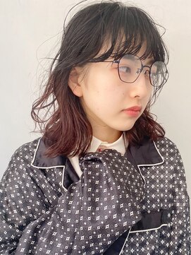 ソイ 下北沢(soi) ミディアムボブのニュアンスカール